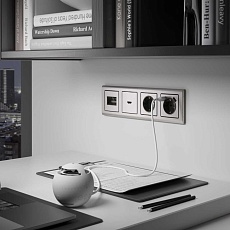 Накладка Werkel для розетки HDMI глянцевый никель WL02-HDMI-CP 4690389119569