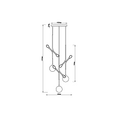 Подвесной светильник Vele Luce Ottava VL5662P03 4