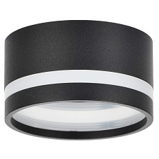 LIGHTING Светильник 4032 накладной потолочный под лампу GX53 черный IEK LT-UPB0-4032-GX53-1-K02