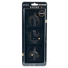 Рамка 3-постовая Stekker Катрин черный GFR00-7003-05 39520 2