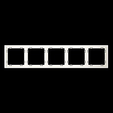 Рамка пластиковая S70 на 5 пост, (хлопок) Voltum VLS100513
