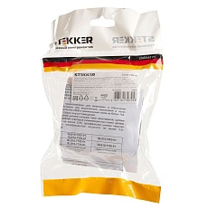Переключатель одноклавишный Stekker Катрин белый GLS10-7105-01 39572 2