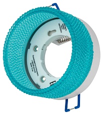 Светильник встраиваемый ЭРА DK97 WH/Blue под лампу GX53 белый/голубой Б0057458 2