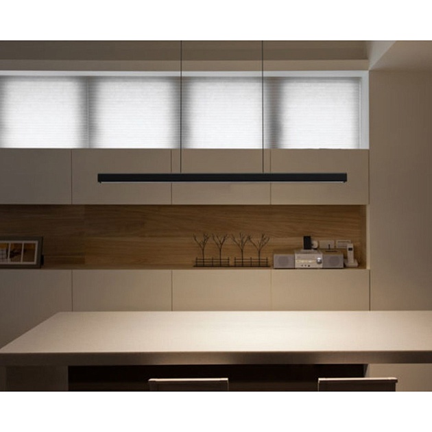 Подвесной светодиодный светильник Italline IT013-6021 black 3000K Фото № 14