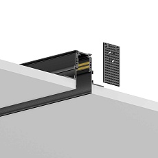 Шинопровод встраиваемый Hesby Lighting ElDeko 48В-1м, чёрный HSBL_0060 3