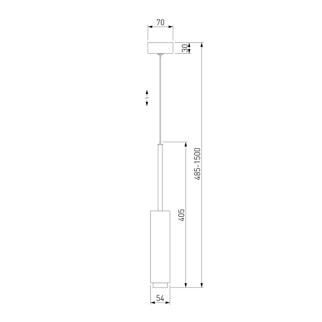 Подвесной светодиодный светильник Eurosvet Dante 50203/1 черный Фото № 2
