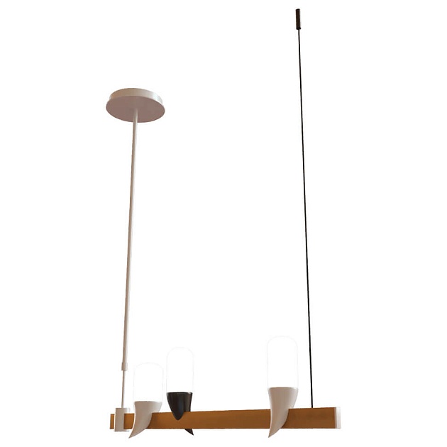 Подвесная светодиодная люстра Loft IT Whisper 1028-3WH Фото № 2