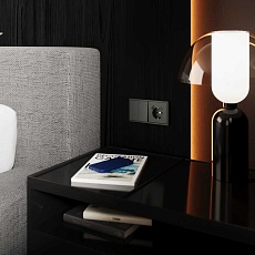 Перекрестный переключатель встраиваемый S70 двухклавишный 10А (титан) Voltum VLS020506 2