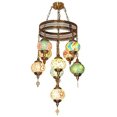 Люстра подвесная Alfa Light F1524-12 AB