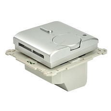 Терморегулятор для теплого пола Stekker Катрин серебро GLS00-7117-03 49742 3