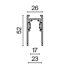 Шинопровод магнитный Maytoni Technical Exility Busbur TRX034-411W 1