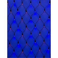 Уличная светодиодная гирлянда Uniel сетка 220V красно-синий ULD-N2015-288/SBK Red-Blue IP67 UL-00005486