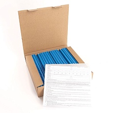 Зажим пружинный, 4-проводной проходной ЗНИ - 4.0 (JXB ST 4), синий Stekker 39972 1