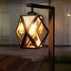 Уличный светильник Elektrostandard Ambra 35133/F черный a056235 2