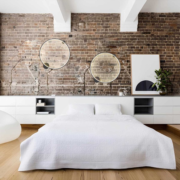 Бра Crystal Lux REAL AP35W LED BLACK Фото № 7