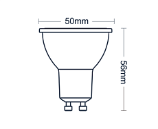 Лампа светодиодная диммируемая Italline GU10 7W 2700K матовая HL GU10/7W/2700K DIM 1