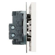 Выключатель одноклавишный Stekker Эмили белый фарфор RSW10-5103-01 49865 4