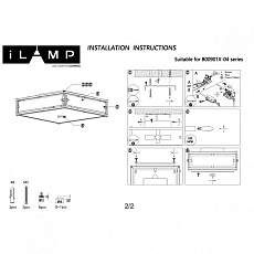 Потолочный светильник iLamp Dice 901X-4 CR 3