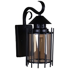 Уличный настенный светильник Reluce 08284-9.2-001U BK RLOS 1