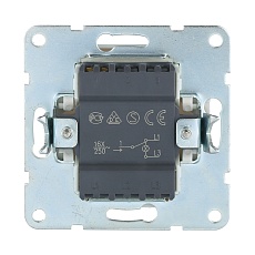 Переключатель LK Studio 1-кл., на 2 направления, c индикатором (схема 6L) 16 A, 250 B (бежевый) LK60 860401-1 2