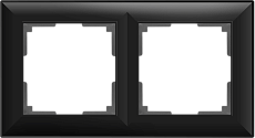 Рамка Werkel Fiore на 2 поста черный W0022208 4690389160370 2