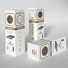 Розеточный блок 3-местный Werkel + 3 USB + беспроводная зарядка W6513501 4690389204265 3