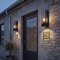 Уличный настенный светильник Reluce 08336-9.2-001JH E27 BK RLOS 2