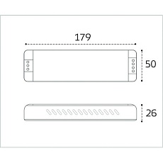 Блок питания для светодиодной ленты Italline M04-514 ITA-24V-200W 2