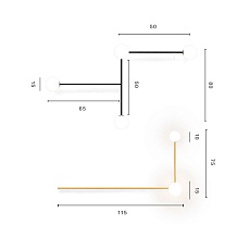 Настенный светильник Imperium Loft Lines 140828-26 2