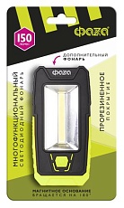 Рабочий светодиодный фонарь ФАZA от батареек 150 лм 117х57 WL2-L2W/L03-gn 1