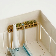 Бокс встраиваемый Stekker EBX50-2/12-20 12 модулей, белый, пластик, серия Standart 49637 2