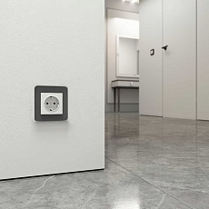 Рамка Werkel Elite на 1 пост графит W0012440 4690389180675 2