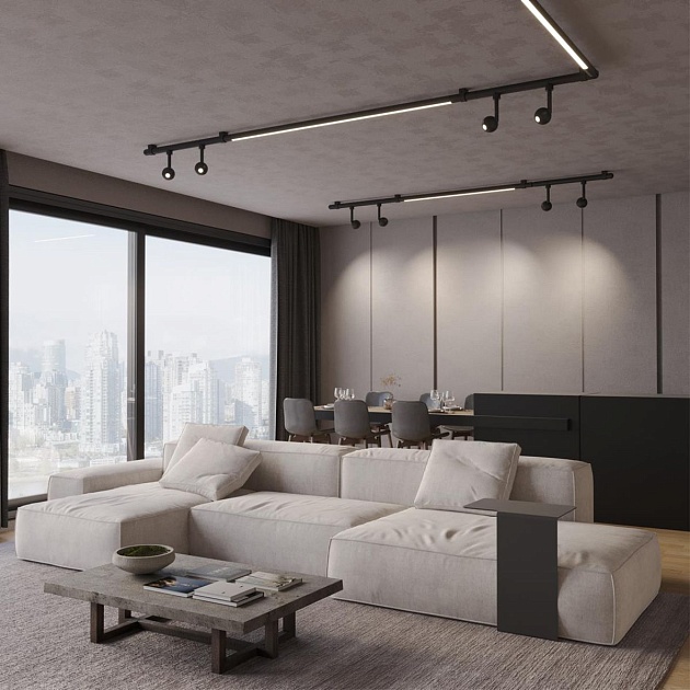 Трековый светодиодный светильник Novotech Konst Glat 359375 Фото № 3