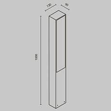 Ландшафтный светильник Maytoni Outdoor O470FL-L20GF3K 3