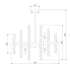 Подвесная люстра Bogates Hollis 368/9 Smart 2