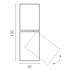 Светильник светодиодный настенно-потолочный 5W 250Lm 38G 3000/4000/6000K, золото Volta CCT Lightstar 227003 3