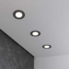 Встраиваемый светильник Elektrostandard 110 MR16 черный a053332 5