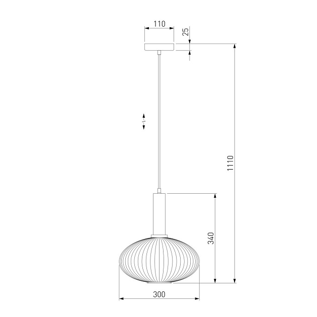 Подвесной светильник Eurosvet 50183/1 дымчатый Фото № 2