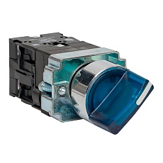 Переключатель BD21 2P c синей подстветкой 230В NO EKF PROxima xb2-bk21-b-230