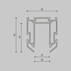 Профиль Maytoni Technical TRA034MP-212S(N) 3
