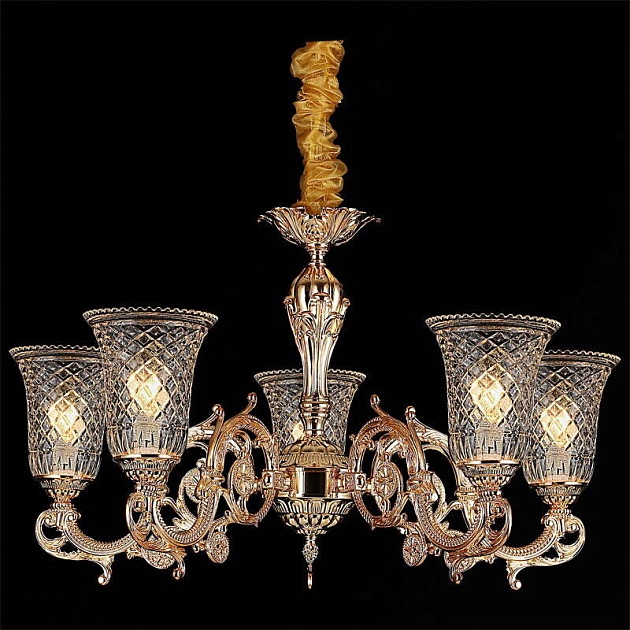 Подвесная люстра Illumico IL7287-5P-48 GD Фото № 1