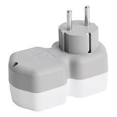 Разветвитель сетевой Stekker 2гн с/з ADP16-12-20 32870 2