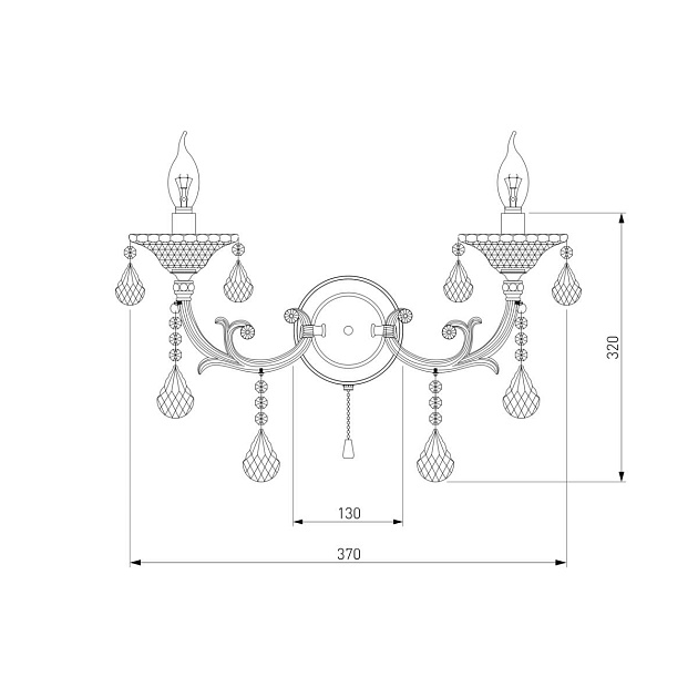 Бра Bogates 278/2 Strotskis Фото № 2