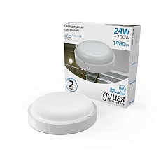 Настенно-потолочный светодиодный светильник Gauss Elementary 126411324 3