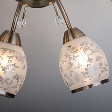 Подвесная люстра Eurosvet 30026/8 античная бронза 3