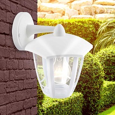 Садово-парковый светильник ЭРА «Дели 3» НБУ 07-40-004 белый 6-гранный настенный IP44 Е27 max60Вт Б0051198 5