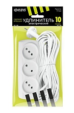 Удлинитель ФАZA 3гн 10м б/з УДП-3-1000 1