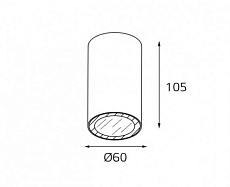 Потолочный светильник Italline DANNY PL white 1