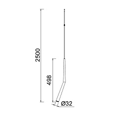 Подвесная люстра Mantra Boomerang 9372+9245 (14L) 3