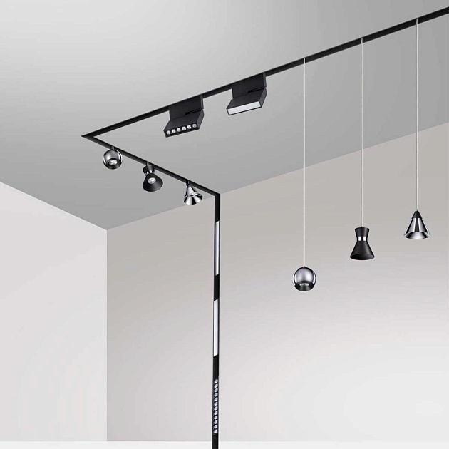 Трековый низковольтный светодиодный светильник Novotech Shino Flum 358412 Фото № 9